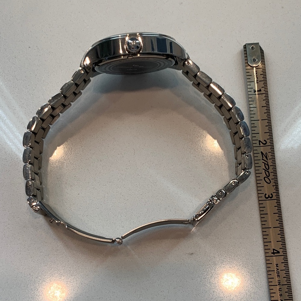Lucien Piccard Black Dial Silver Watch - Picture 12 of 16
